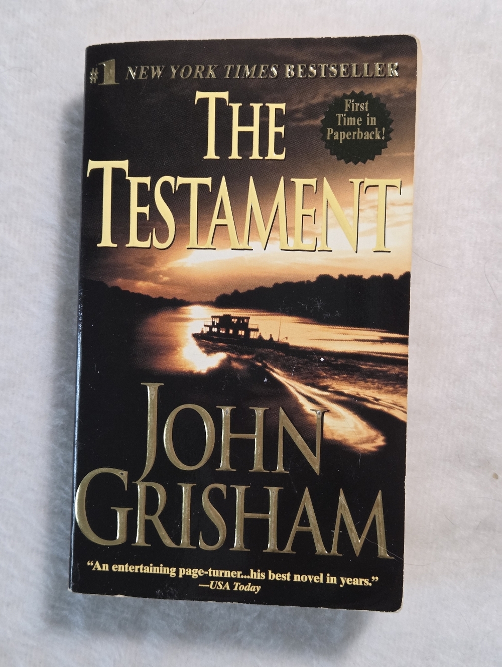 ☀️The Testament by John Grisham Paperback Book
